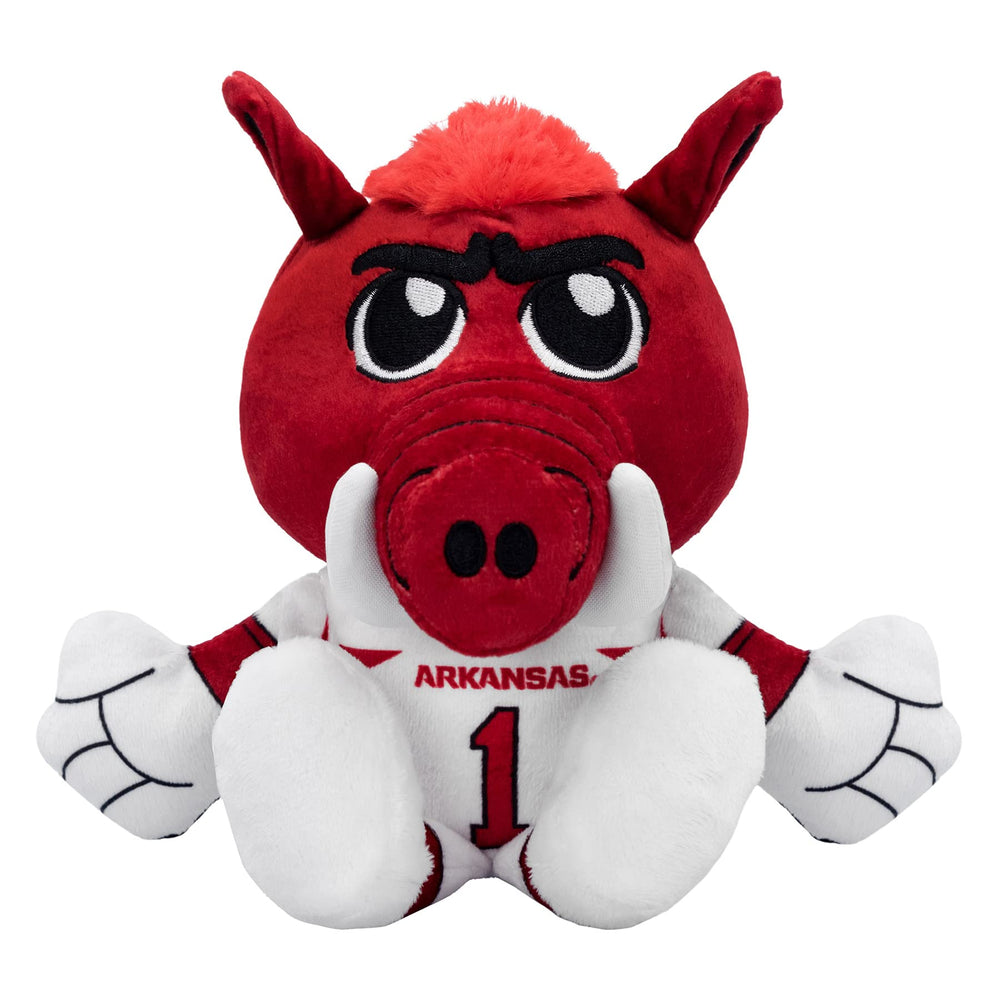Bleacher Creatures Arkansas Razorbacks Big Red 8-inch plush sits upright for display.