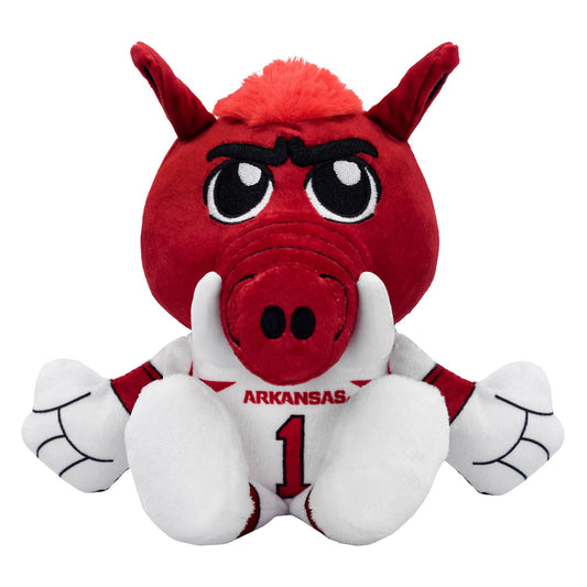 Bleacher Creatures Arkansas Razorbacks Big Red 8-inch plush sits upright for display.
