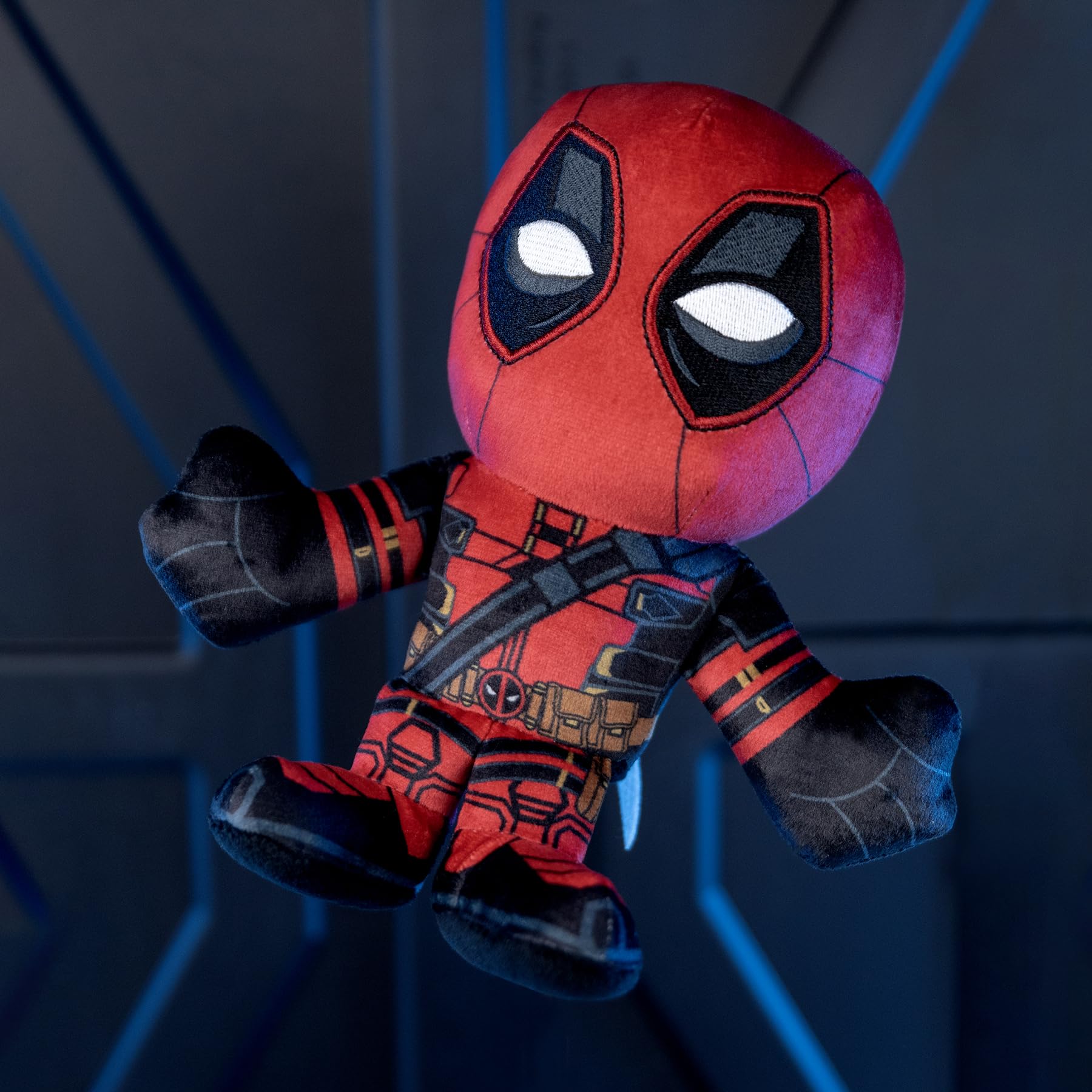 Bleacher Creatures Deadpool plush officially Marvel licensed authentic character merchandise.