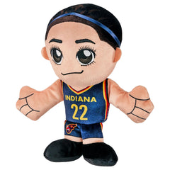 Bleacher Creatures Caitlin Clark plush with bean bag bottom for stable display