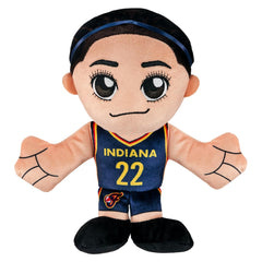 Bleacher Creatures Caitlin Clark plush embroidery detail showcases authentic team art