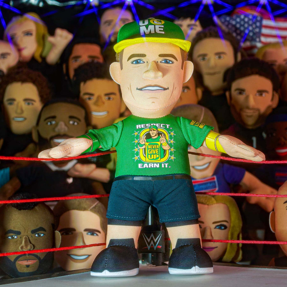 Bleacher Creatures John Cena plush collectible-display ready for fans and collectors.