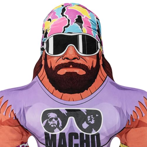 Bleacher Creatures Macho Man Randy Savage Bleacher Buddy side view highlights durable plush design