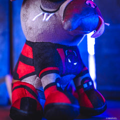 Bleacher Creatures Deadpool Dogpool plush designed for display-ready moments