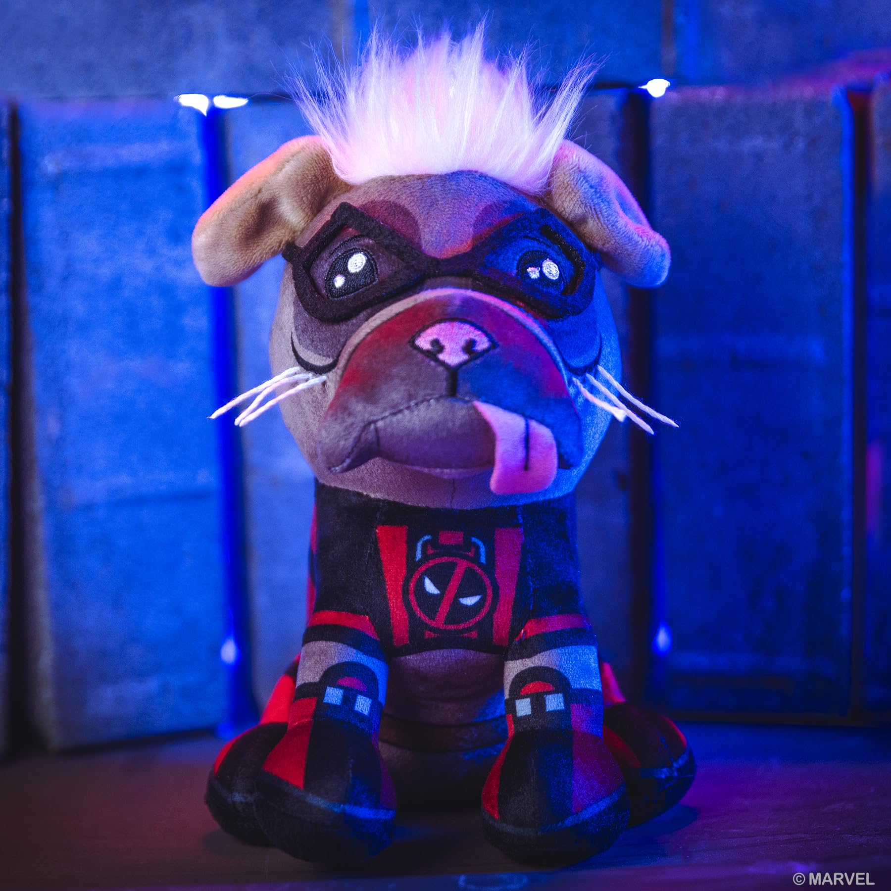 Bleacher Creatures Marvel Dogpool plush officially licensed by Marvel