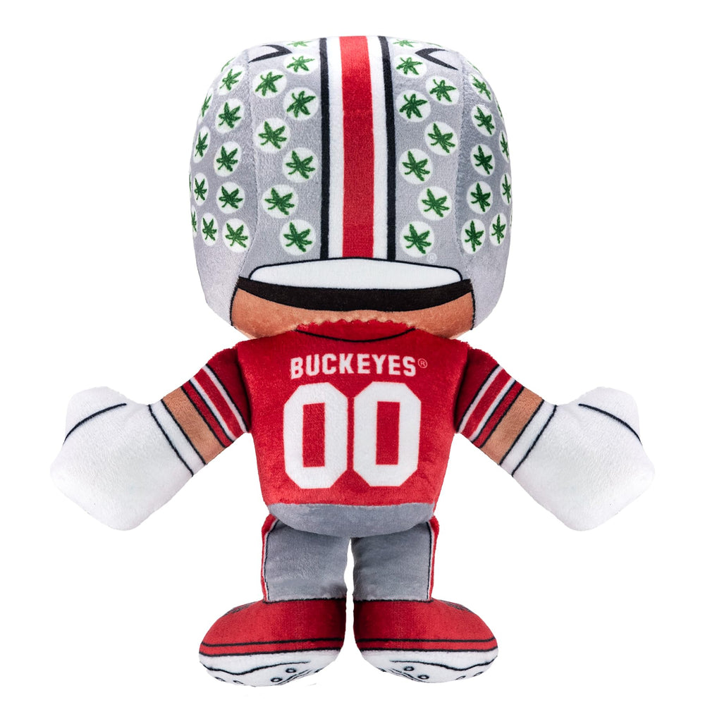 Officially licensed Buckeyes plush with authentic team colors.