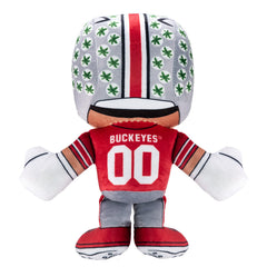 Officially licensed Buckeyes plush with authentic team colors.