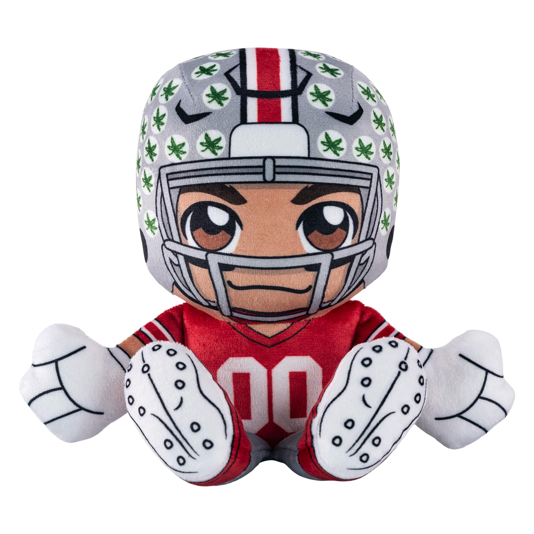 Bleacher Creatures Ohio State Buckeyes 8in Kuricha sitting plush for desk display.