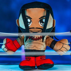Bleacher Creatures 8-inch Kuricha plush features a bean bag bottom for stable seating