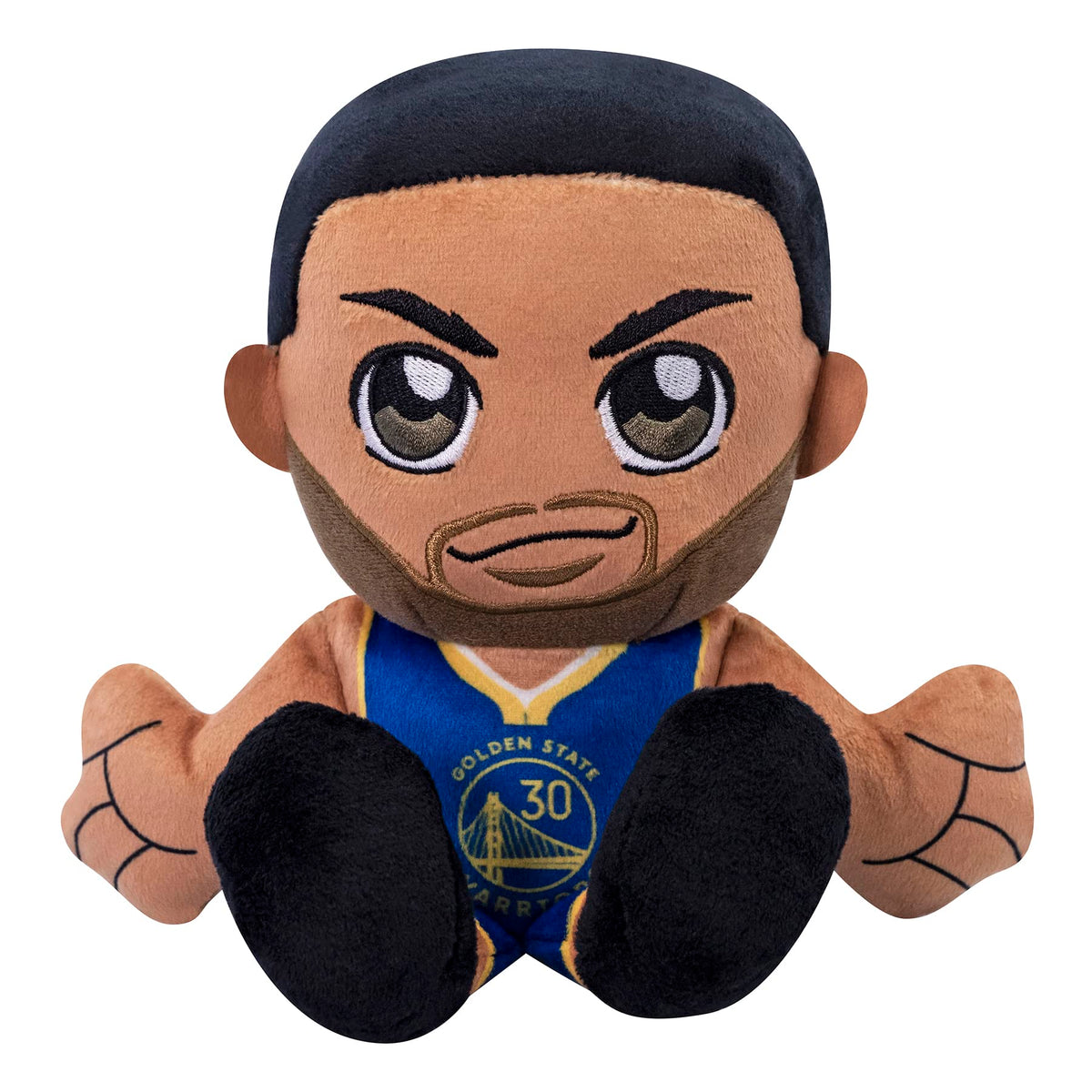 Bleacher Creatures Steph Curry Kuricha 8in plush front view, ideal desk buddy.