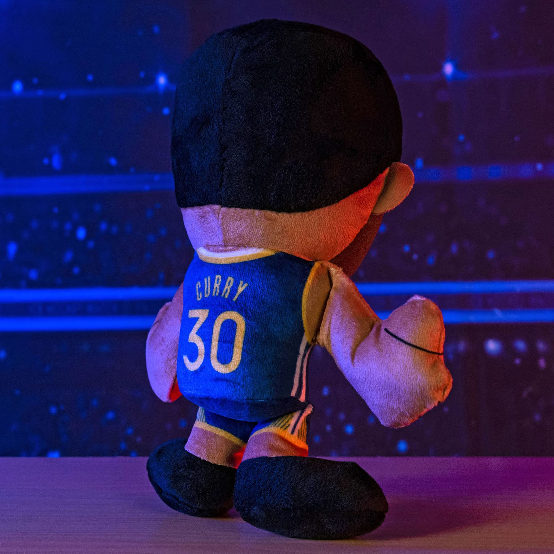 Bleacher Creatures Steph Curry Kuricha bean bag bottom supports stable standing.
