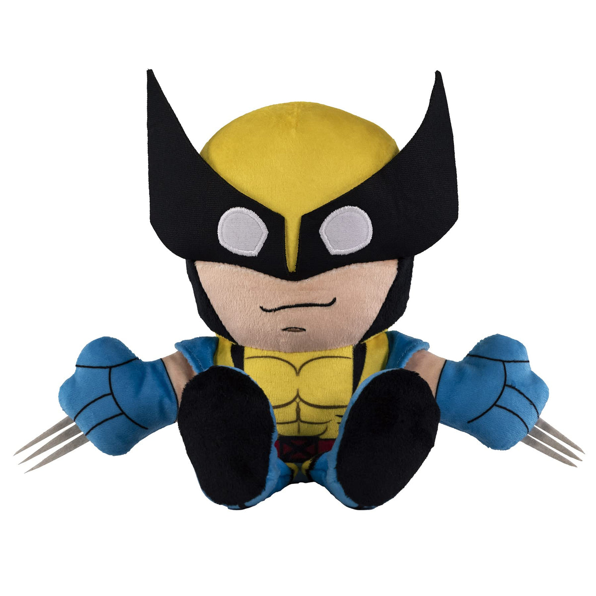 Bleacher Creatures Wolverine 8-inch Kuricha plush sitting for display and play.