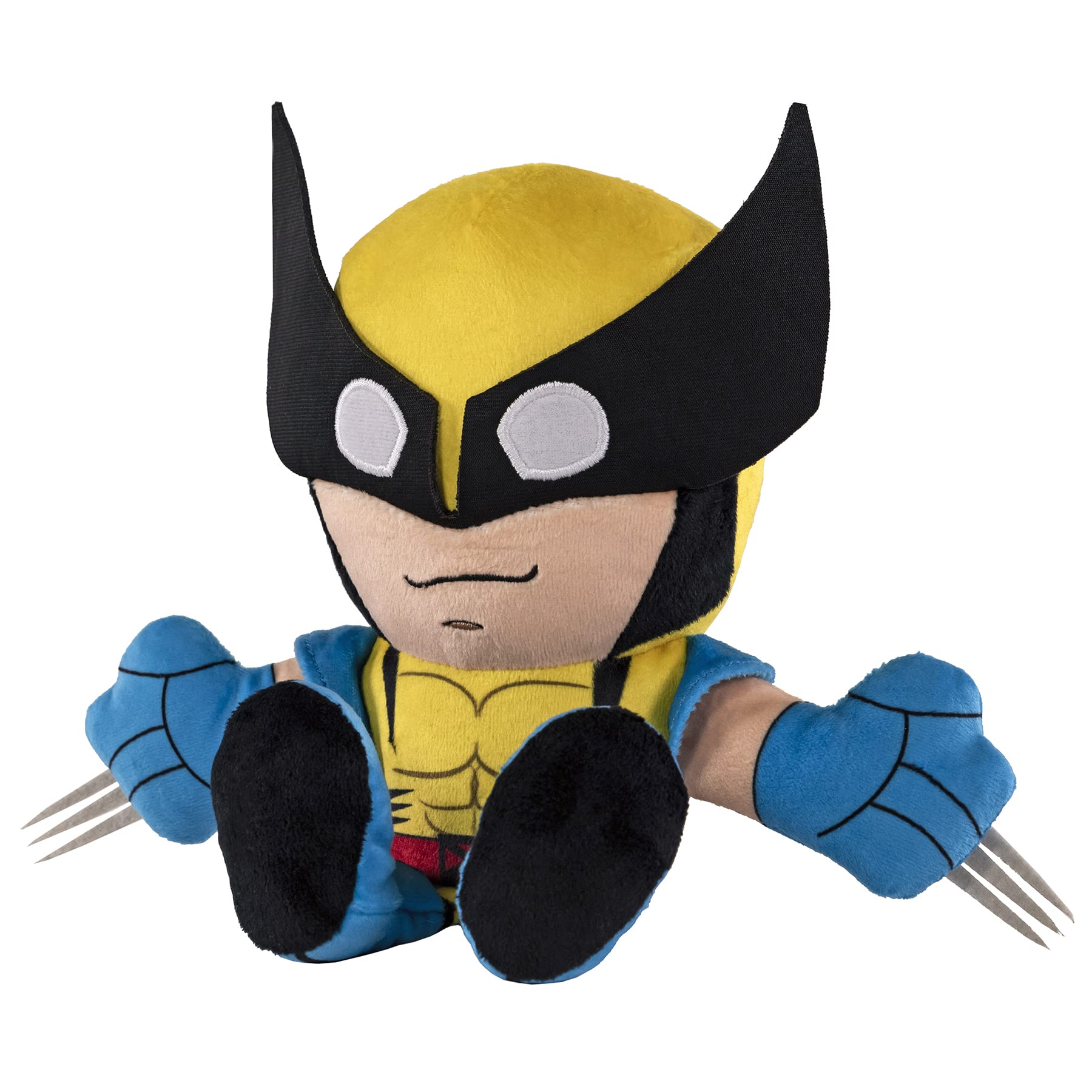 Bleacher Creatures Wolverine plush in soft velboa fabric for cuddles.