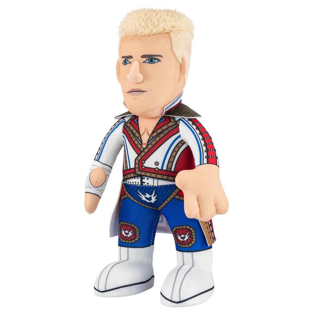 Bleacher Creatures Cody Rhodes 10-inch plush back view ideal for shelf presentation