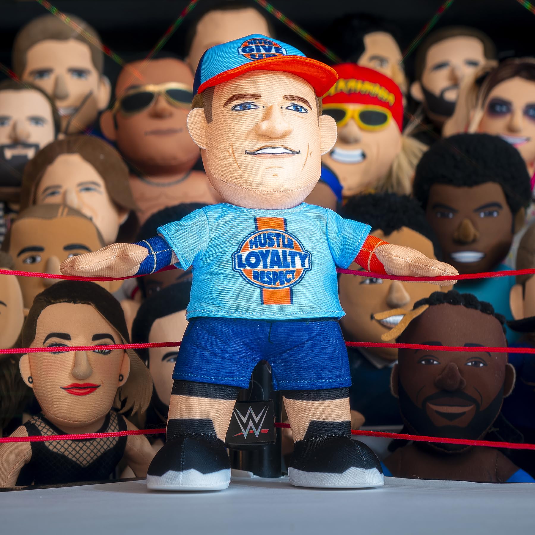 Bleacher Creatures John Cena 10-inch plush, gift-ready keepsake for WWE fans.
