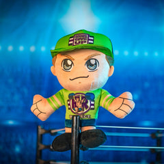 Bleacher Creatures John Cena Kuricha plush back view highlights the chibi design.