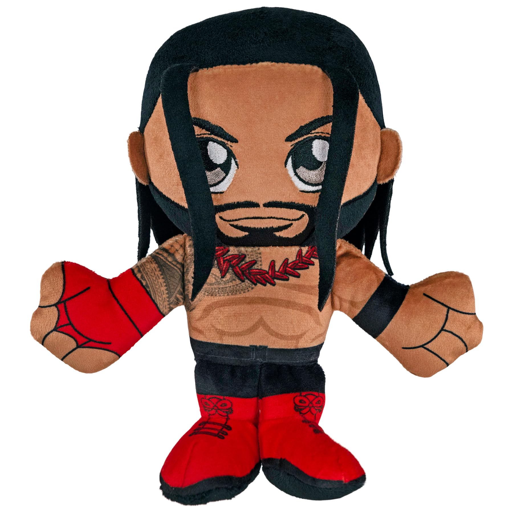 Bleacher Creatures WWE licensed plush uses soft velvet fabric for a cozy feel