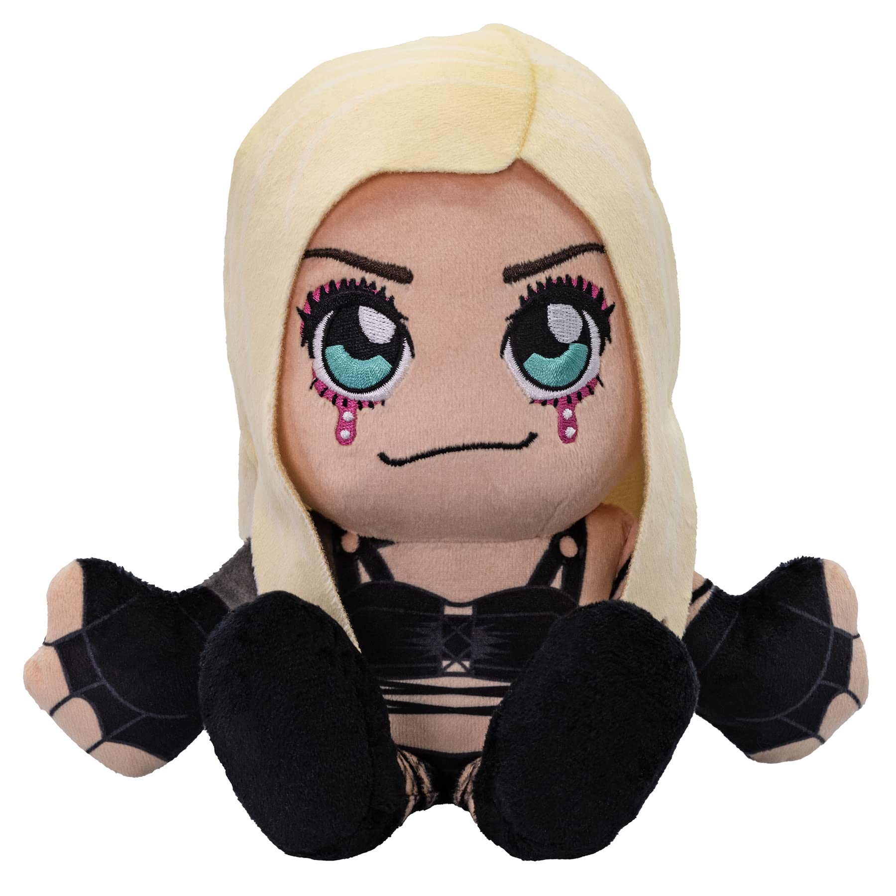 Bleacher Creatures Liv Morgan 8-inch Kuricha plush seated for display