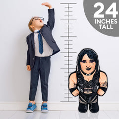 Bleacher Creatures WWE Rhea Ripley 24-Inch Bleacher Buddy store display on shelves