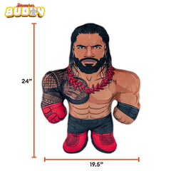 Official WWE plush with double-sided print for authentic visuals