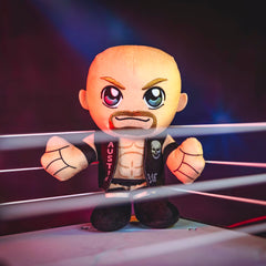 Bleacher Creatures Stone Cold Steve Austin plush hero shot on shelf or desk