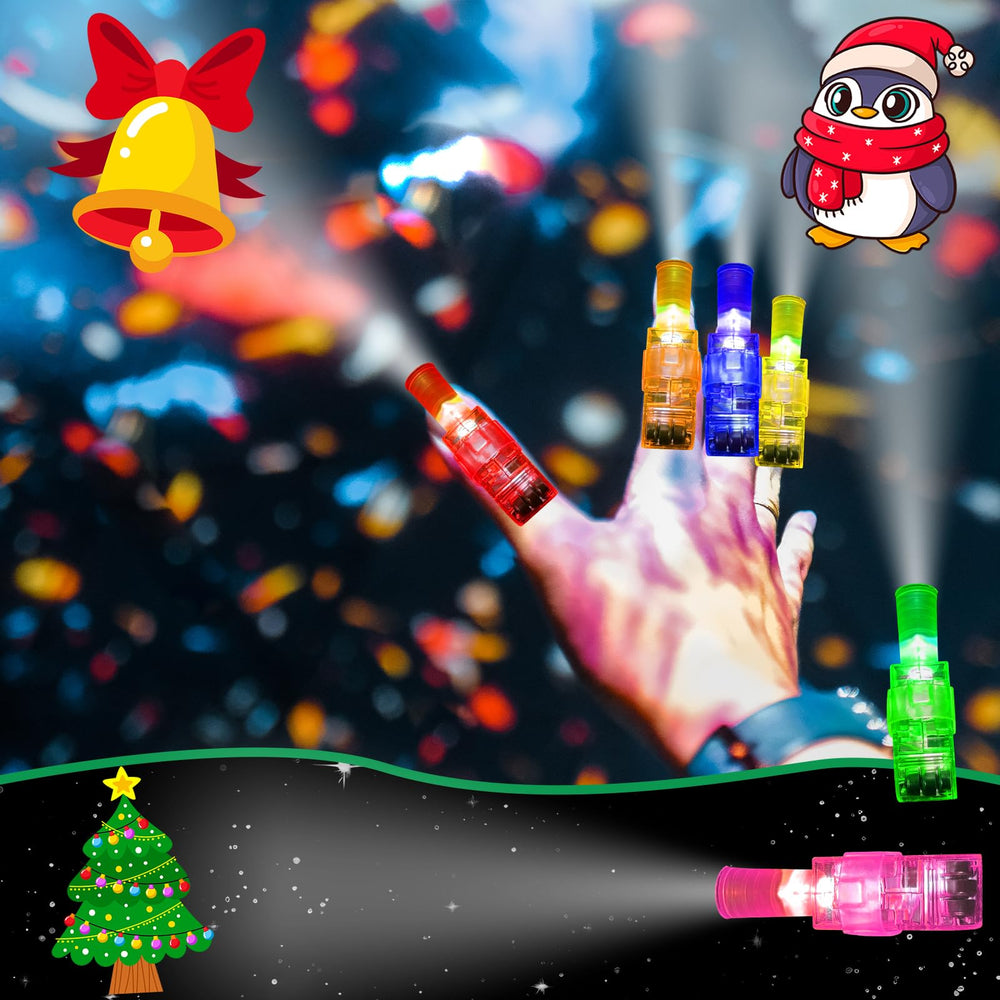BleSky kid-safe finger lights with soft fit for little hands.