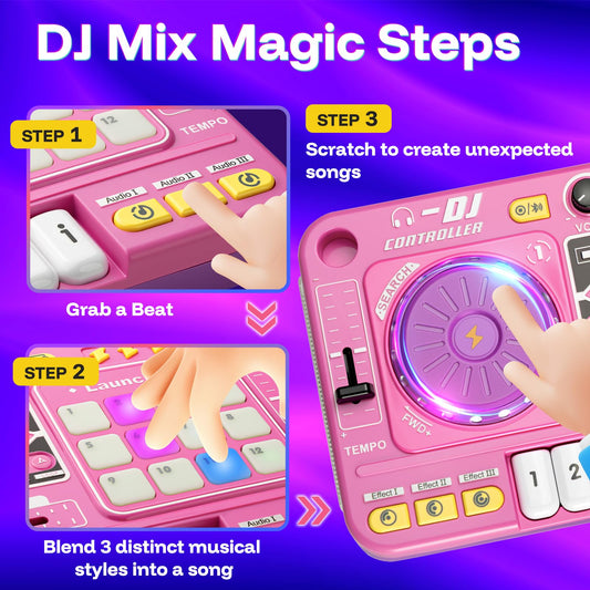 BLF FUN Baby DJ Table microphone enables kids to sing along during play.