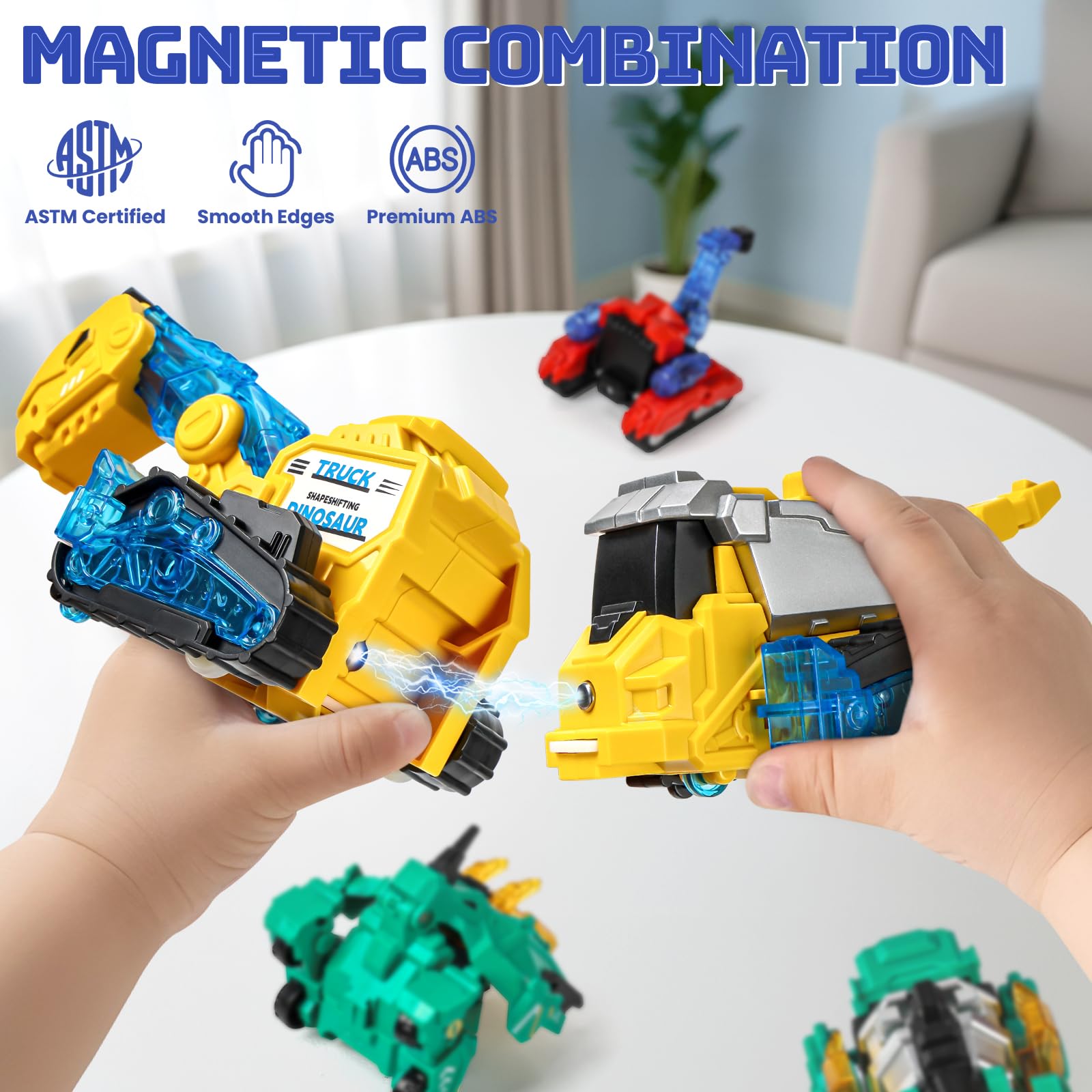 BLF FUN child-safe-ABS plastic construction ensures durable, easy-clean toy for daily adventures
