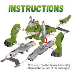 BLF FUN Dinosaur Ride On Toy Car, kids playing together with indoor and outdoor excitement.