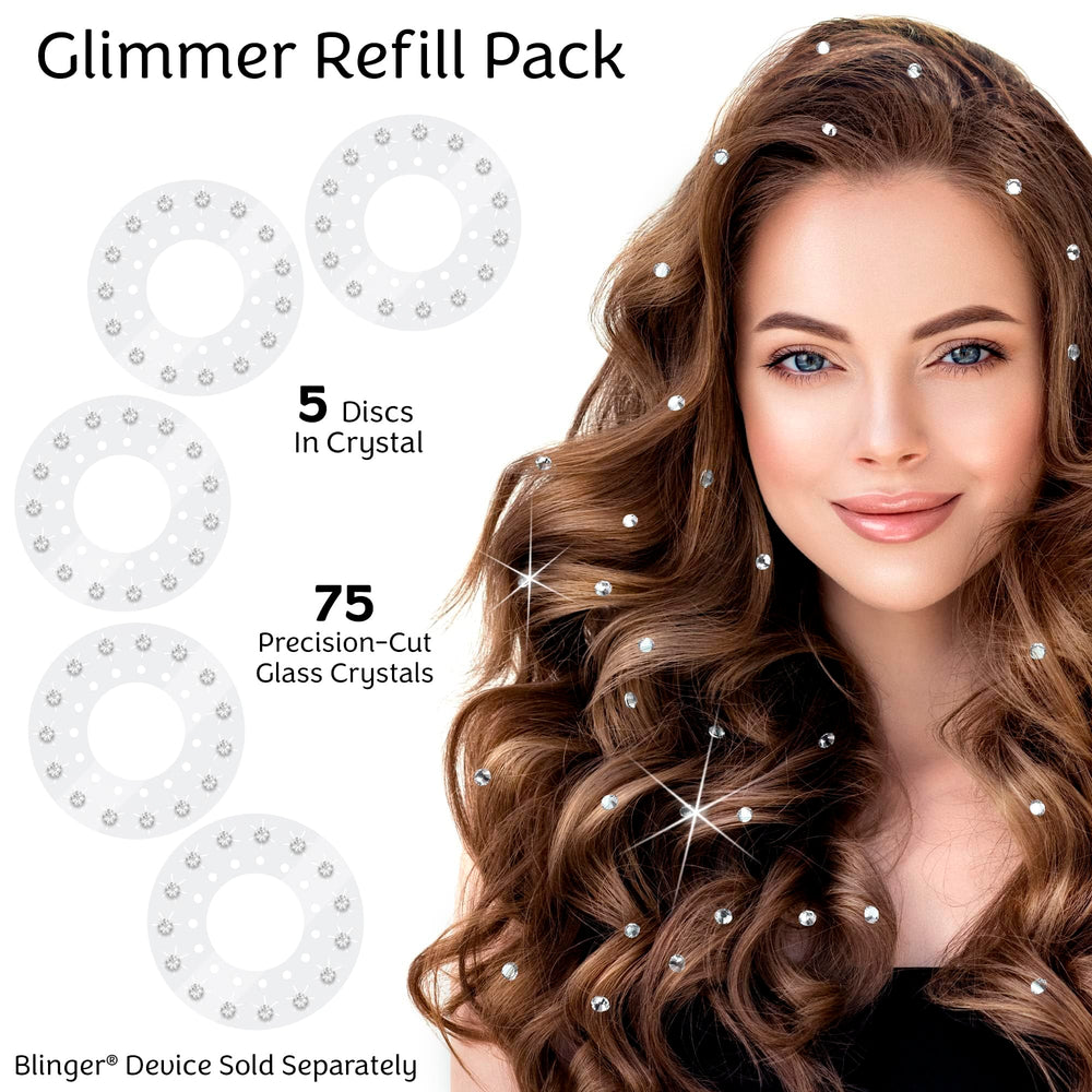 75 precision-cut light rose crystals to refresh your Blinger kit for glamorous looks.