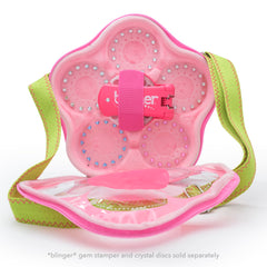 blinger Flower Carry Case secure zipper closure keeps contents safe