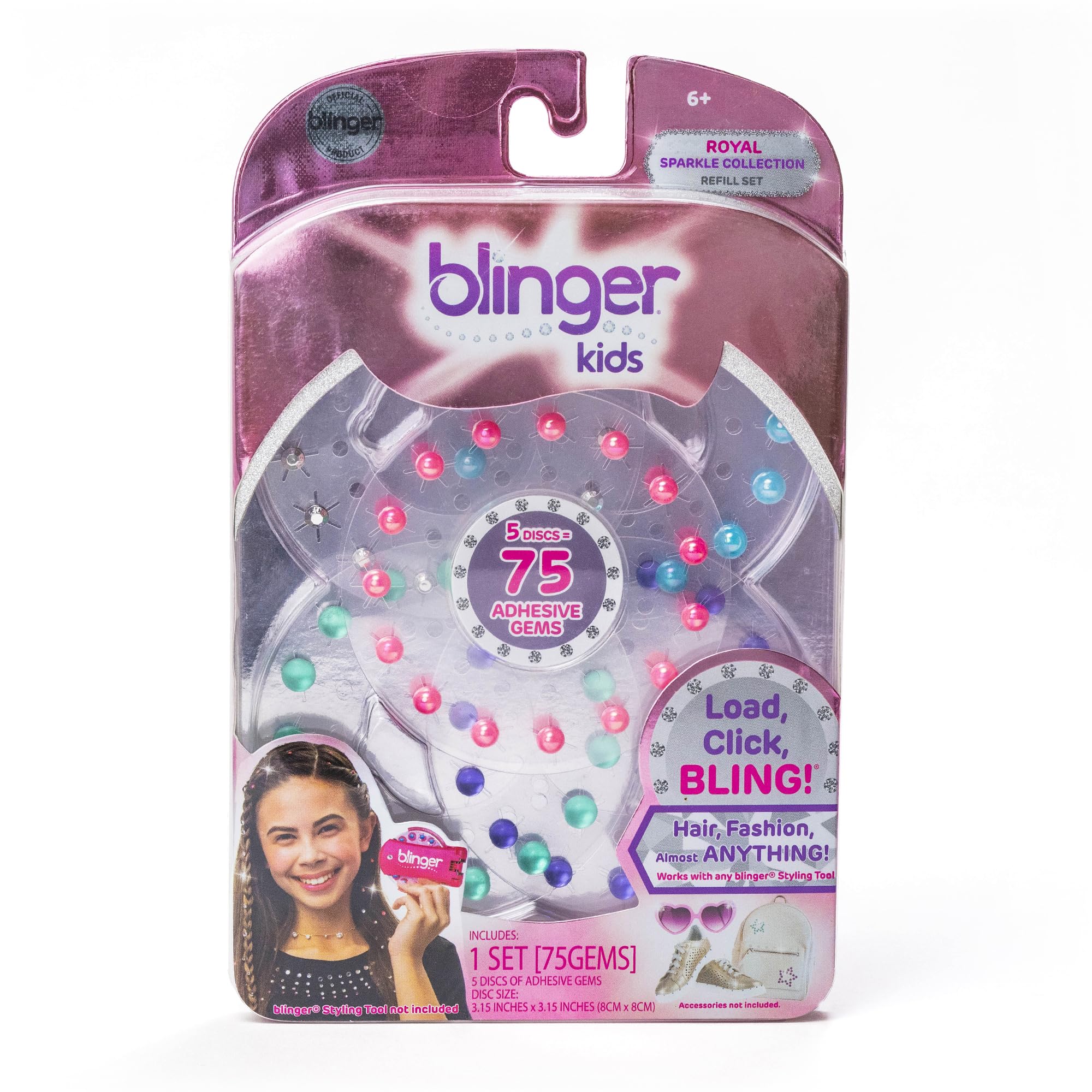 Blinger gem stamper compatible rhinestones for easy, creative styling at home.