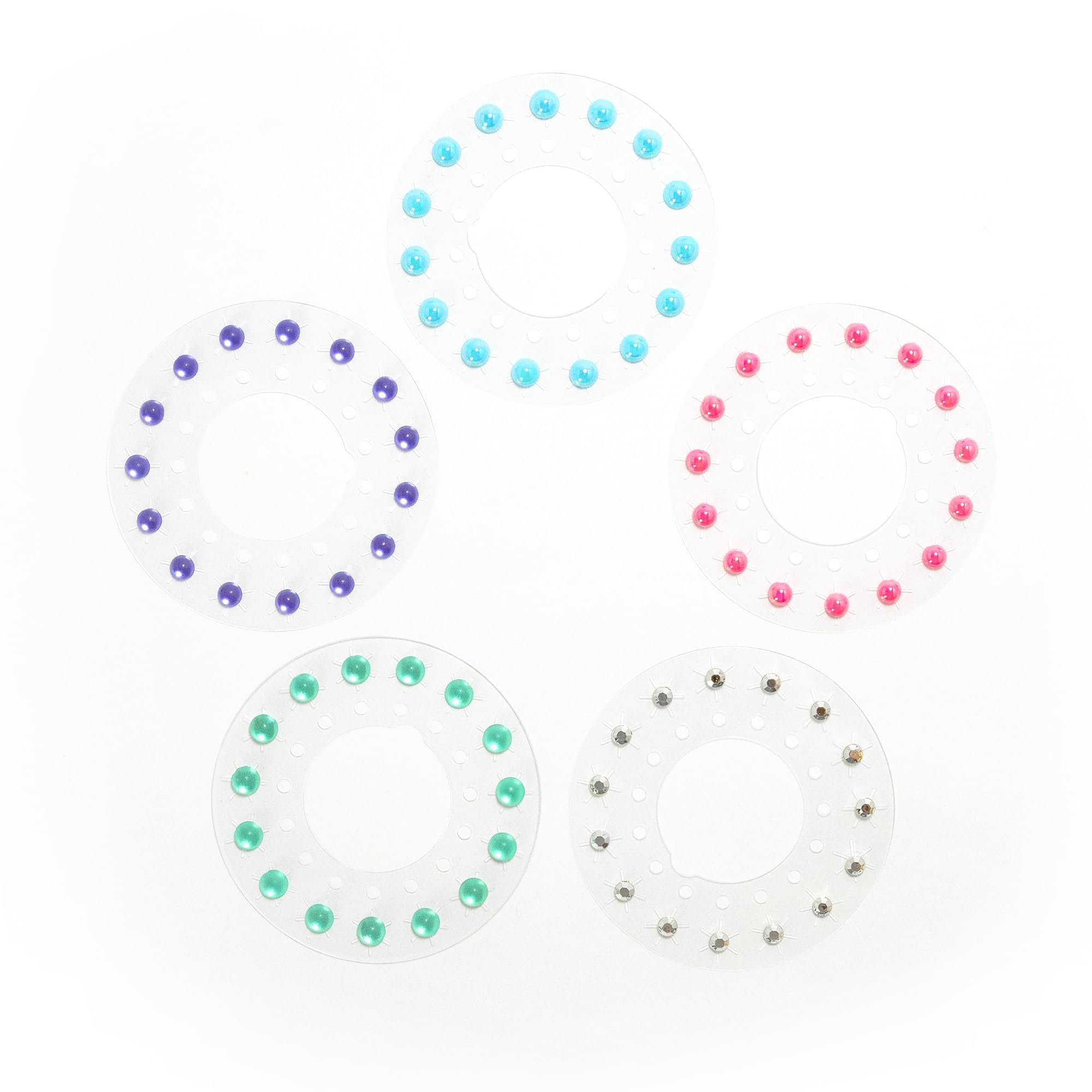 Blinger glitter gems add dimension to hair braids and fashion accessories.