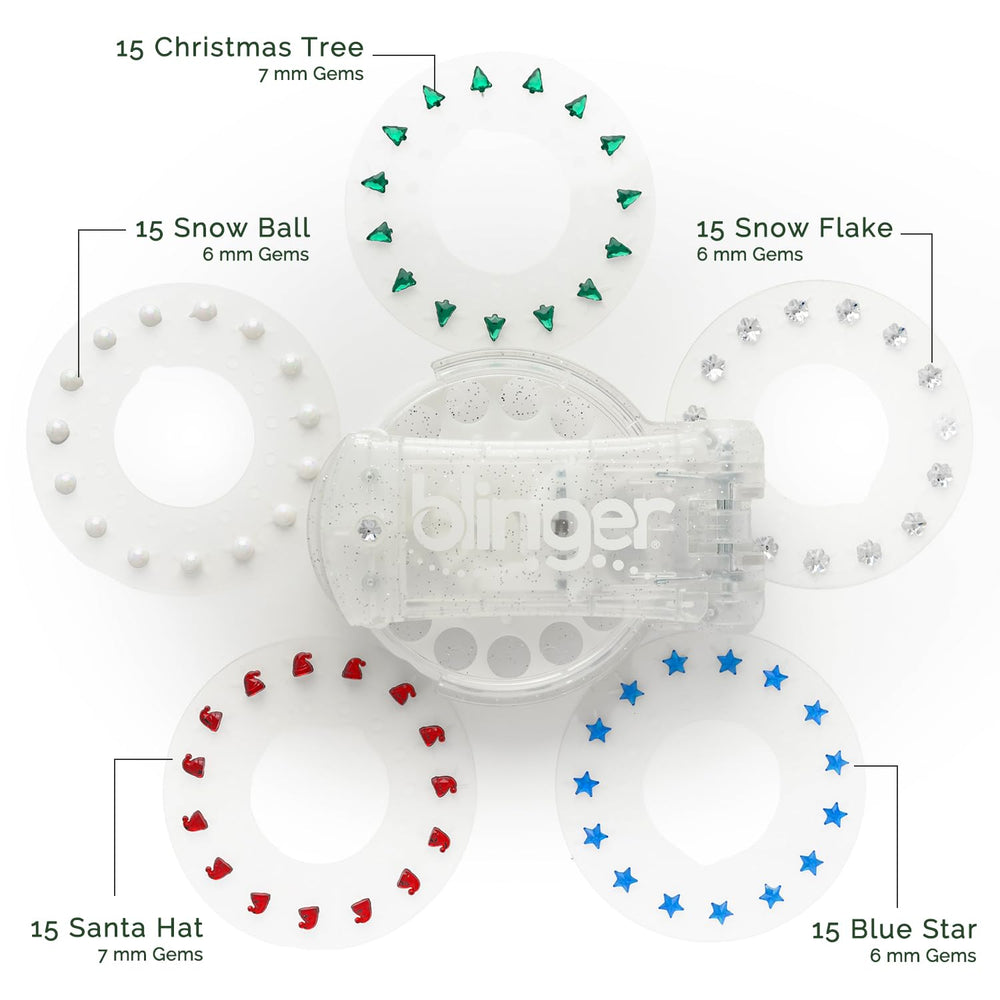Skin-friendly adhesive gems from Blinger for safe styling