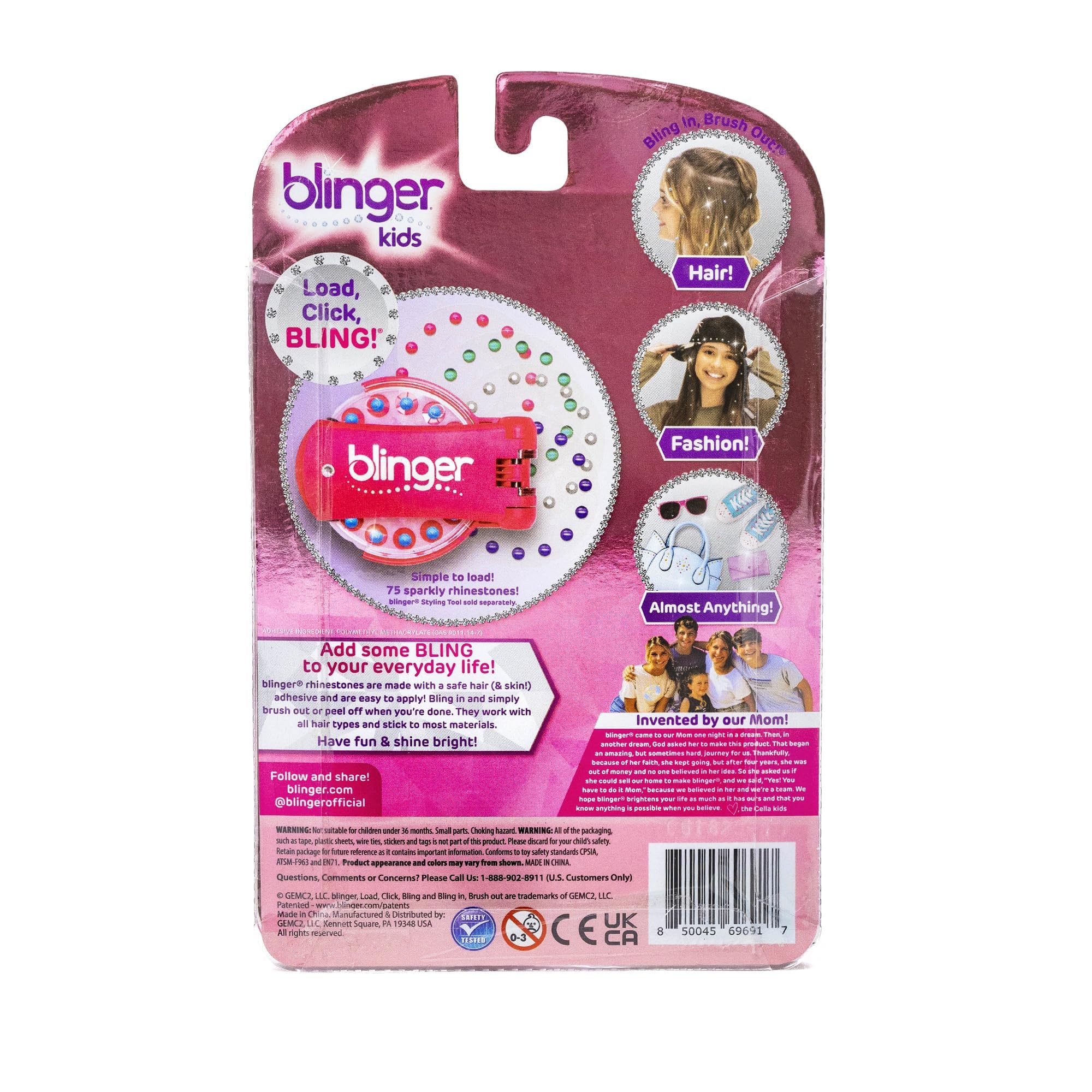 Blinger refill pack enables quick, mess-free styling sessions at home.