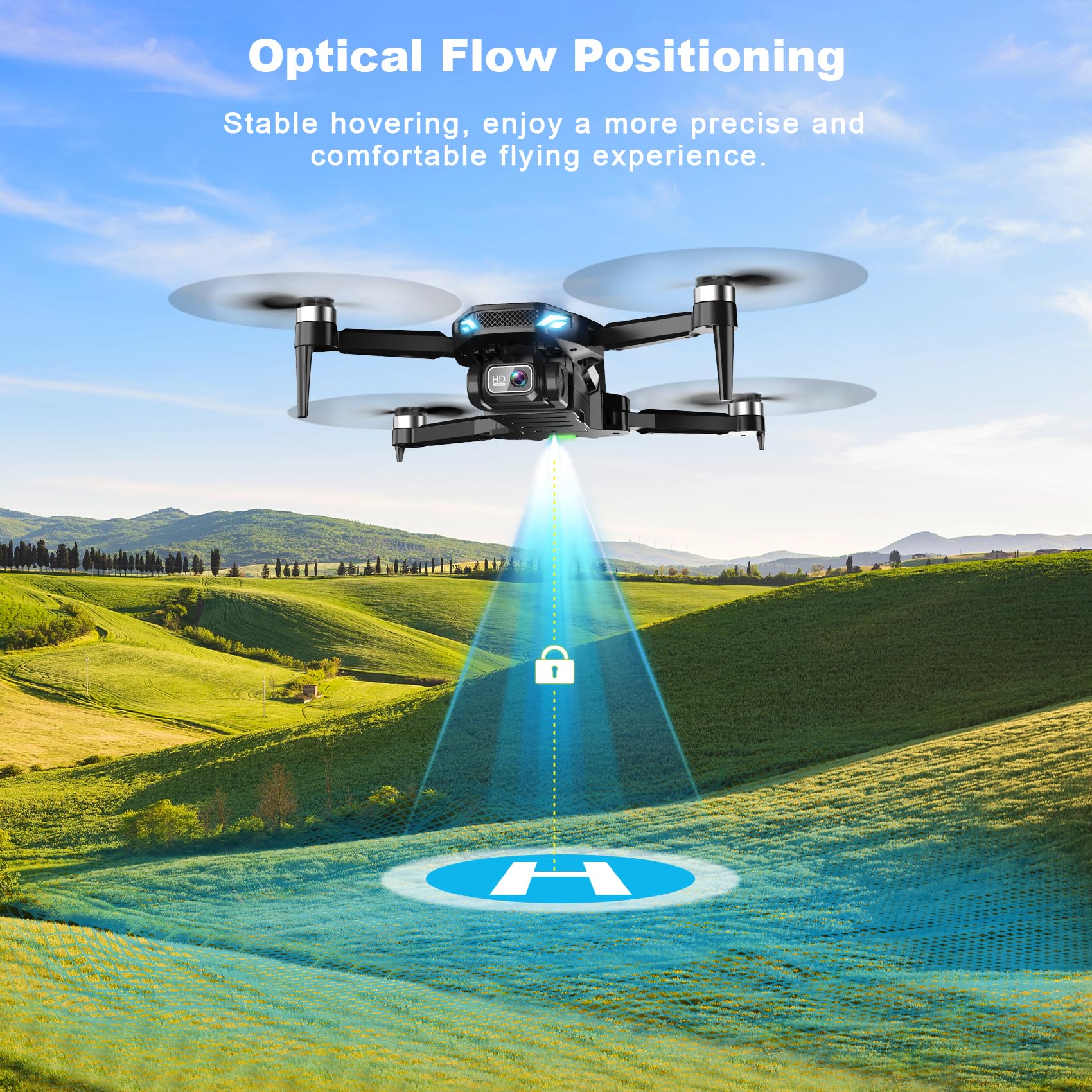 BLINORY drone waypoint fly for precise auto routes
