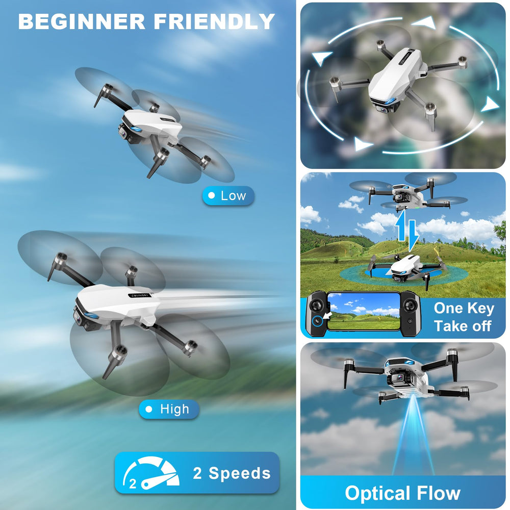 BLINORY GPS Drone brushless motor delivers quiet, strong propulsion