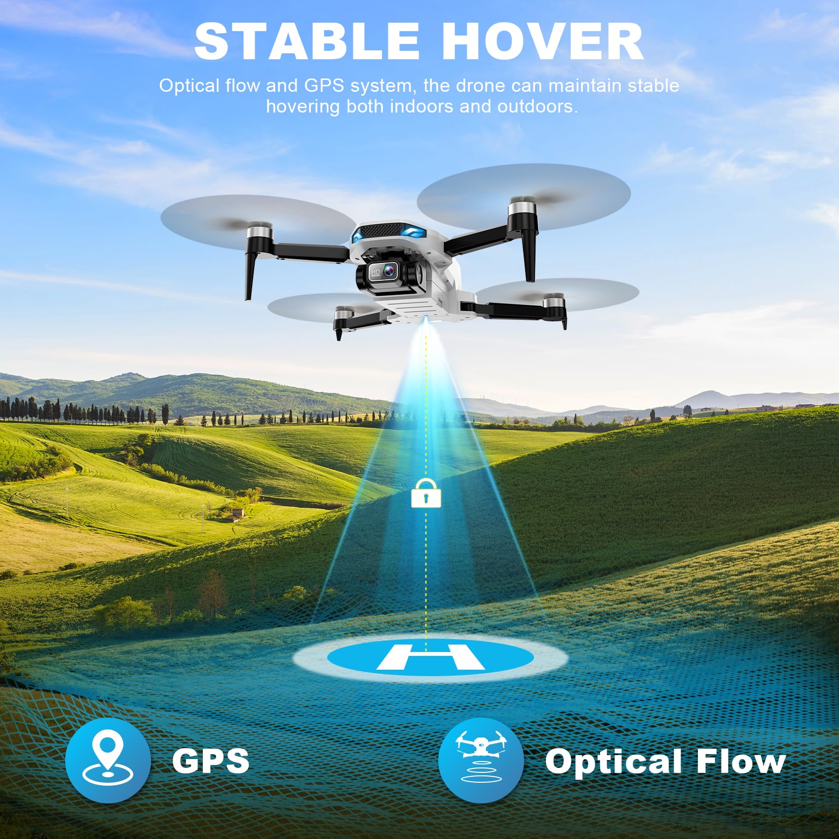 BLINORY GPS Drone modular batteries extend flight time