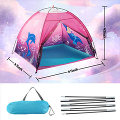BLINWORLD Mermaid Tent interior open view for role-play and social play