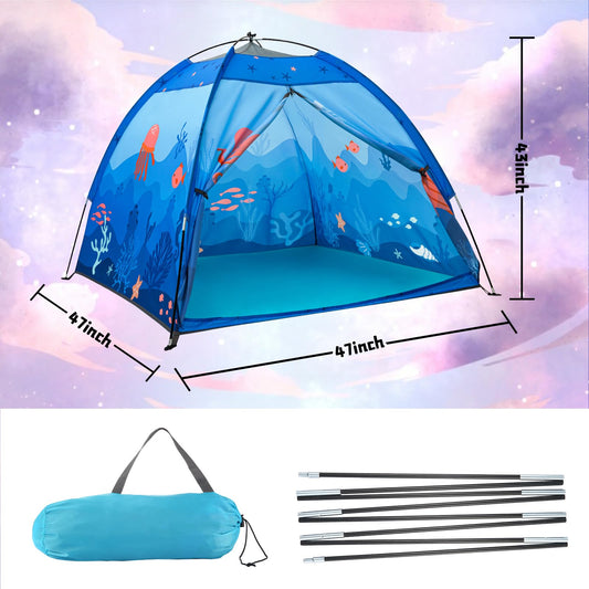 BLINWORLD undersea world play tent offers immersive undersea scenes for cooperative games