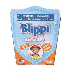 Blippi Mini Heroes Squishables texture closeup shows soft squishy surface.