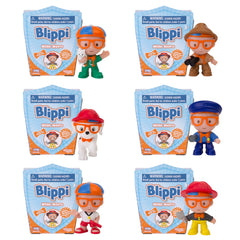Blippi Mini Heroes Squishables Lifeguard figure promotes storytelling and role awareness.