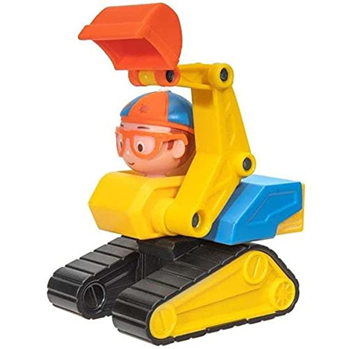 Blippi mini excavator front view for imaginative play