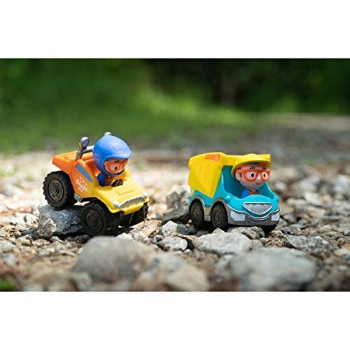 Blippi mini excavator in action promoting interactive learning during play