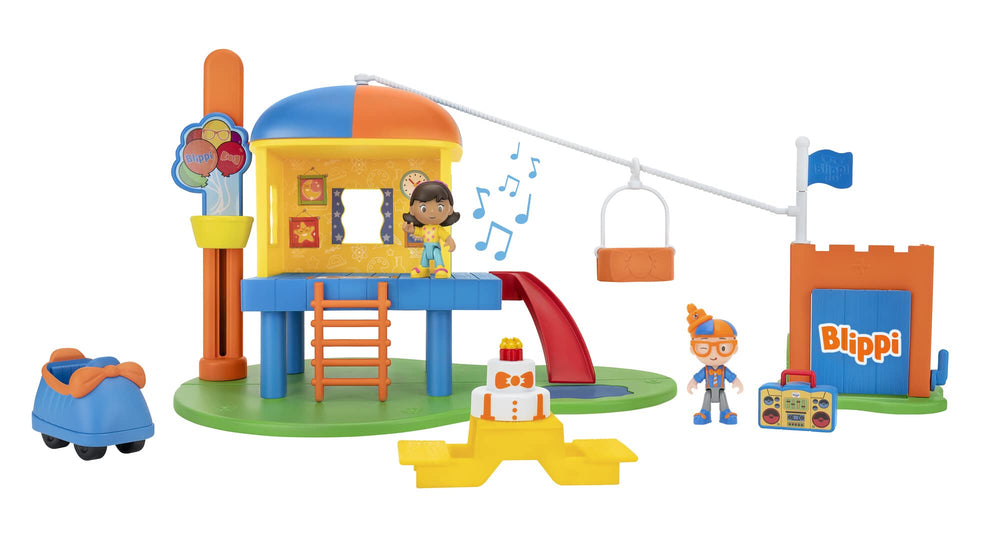 Blippi Ultimate Party Adventure exclusive 3-inch figure for imaginative play.