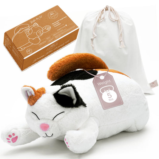 Bliss World calico cat outer cover in ultra-soft fabric for cozy hugs.