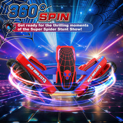 Blissbud Spider RC car in indoor-use scenario highlighting safe play
