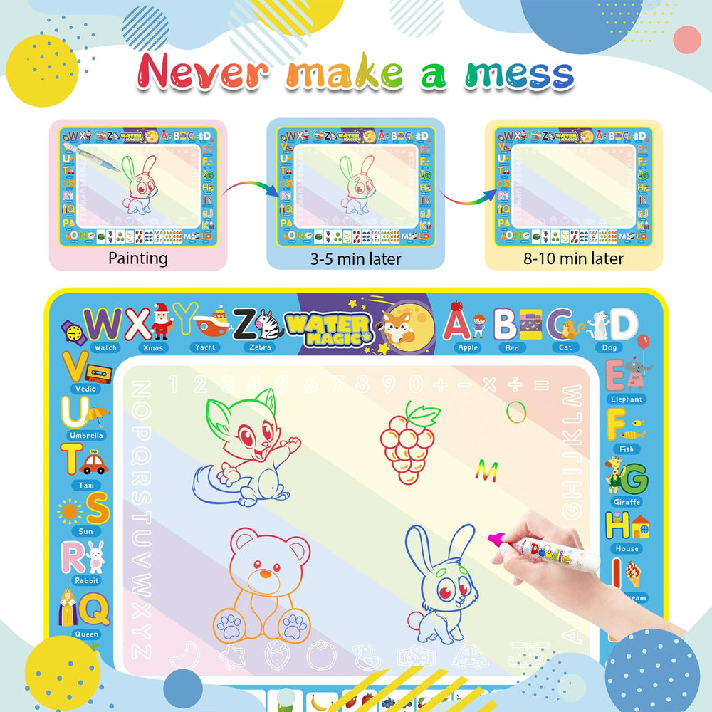 Doodles disappear after minutes, allowing easy reuse and mess-free sessions