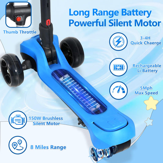BLISSRIDE glowing deck and LED wheels boost night-time fun.