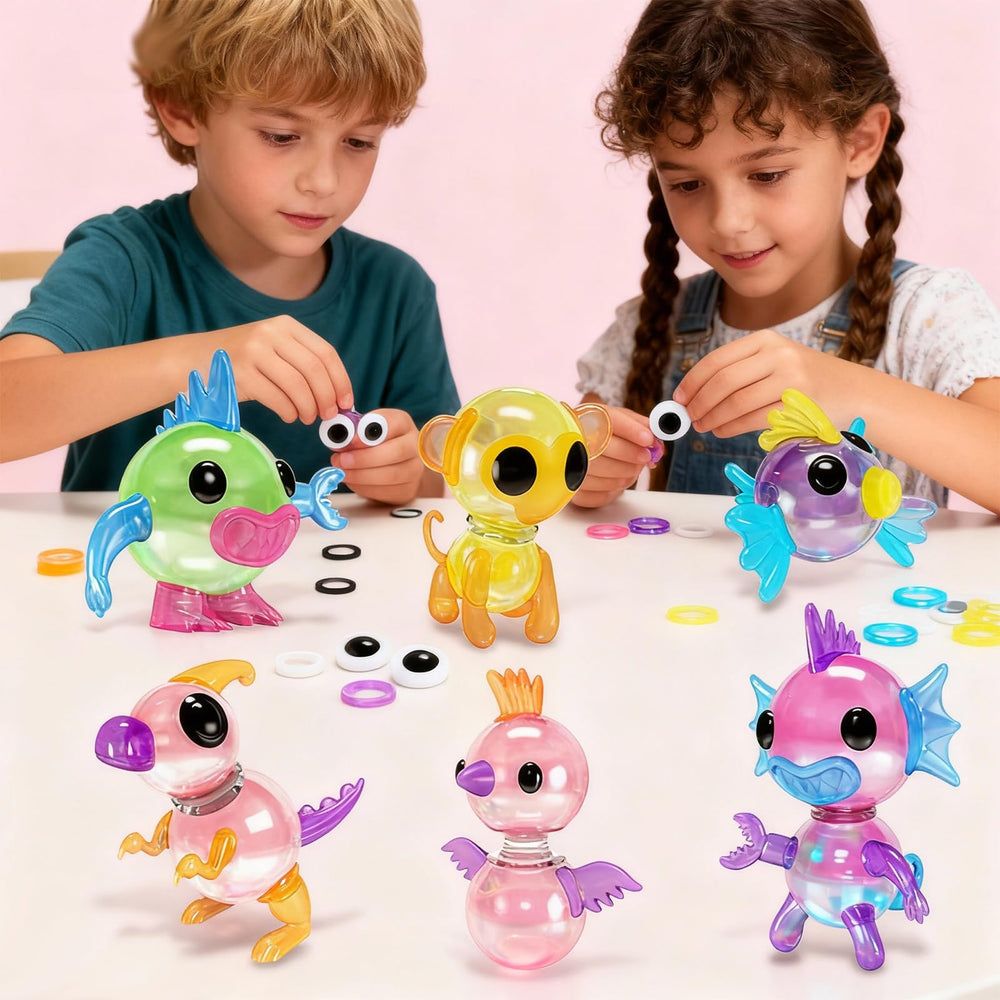 BlivEclat googly eyes add character to balloons for playful characters.